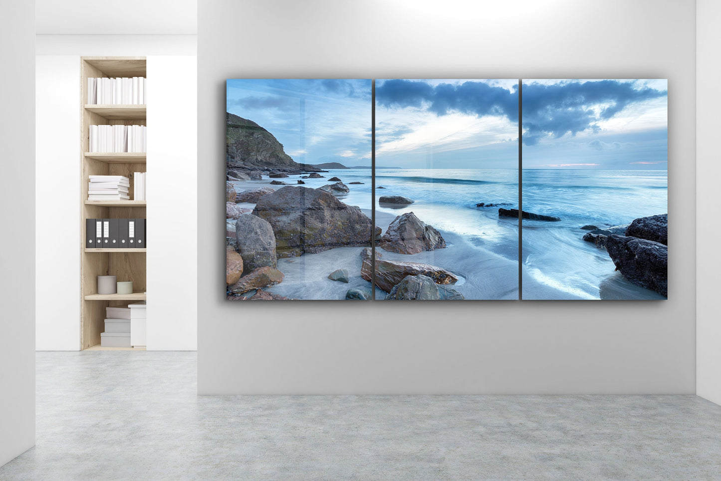Beach, beach prints Large Glass Wall Art