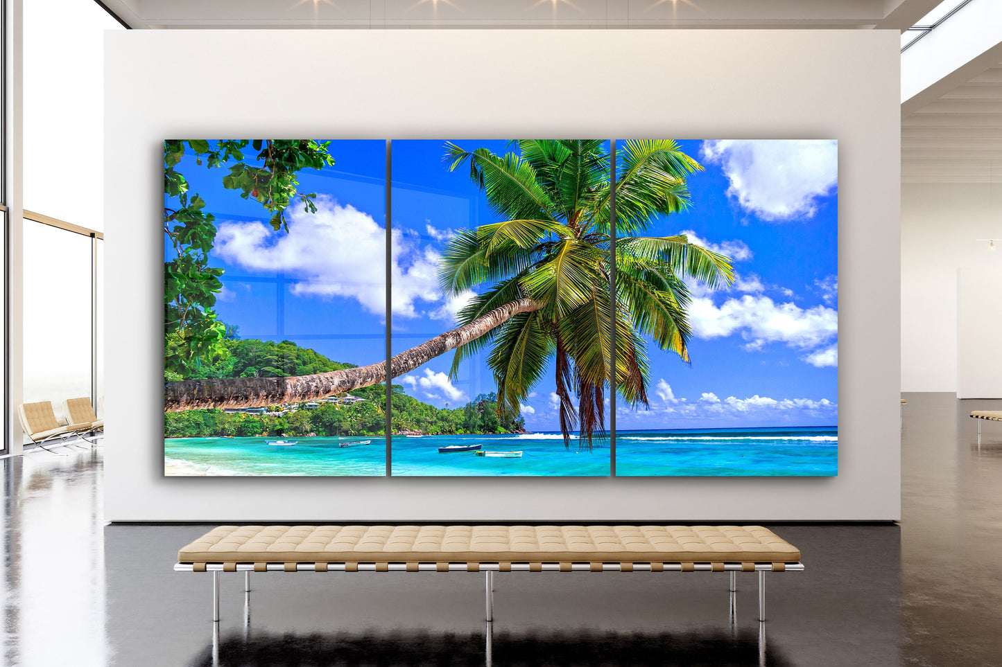 Palm Beach Prints Extra Large Glass Wall Art