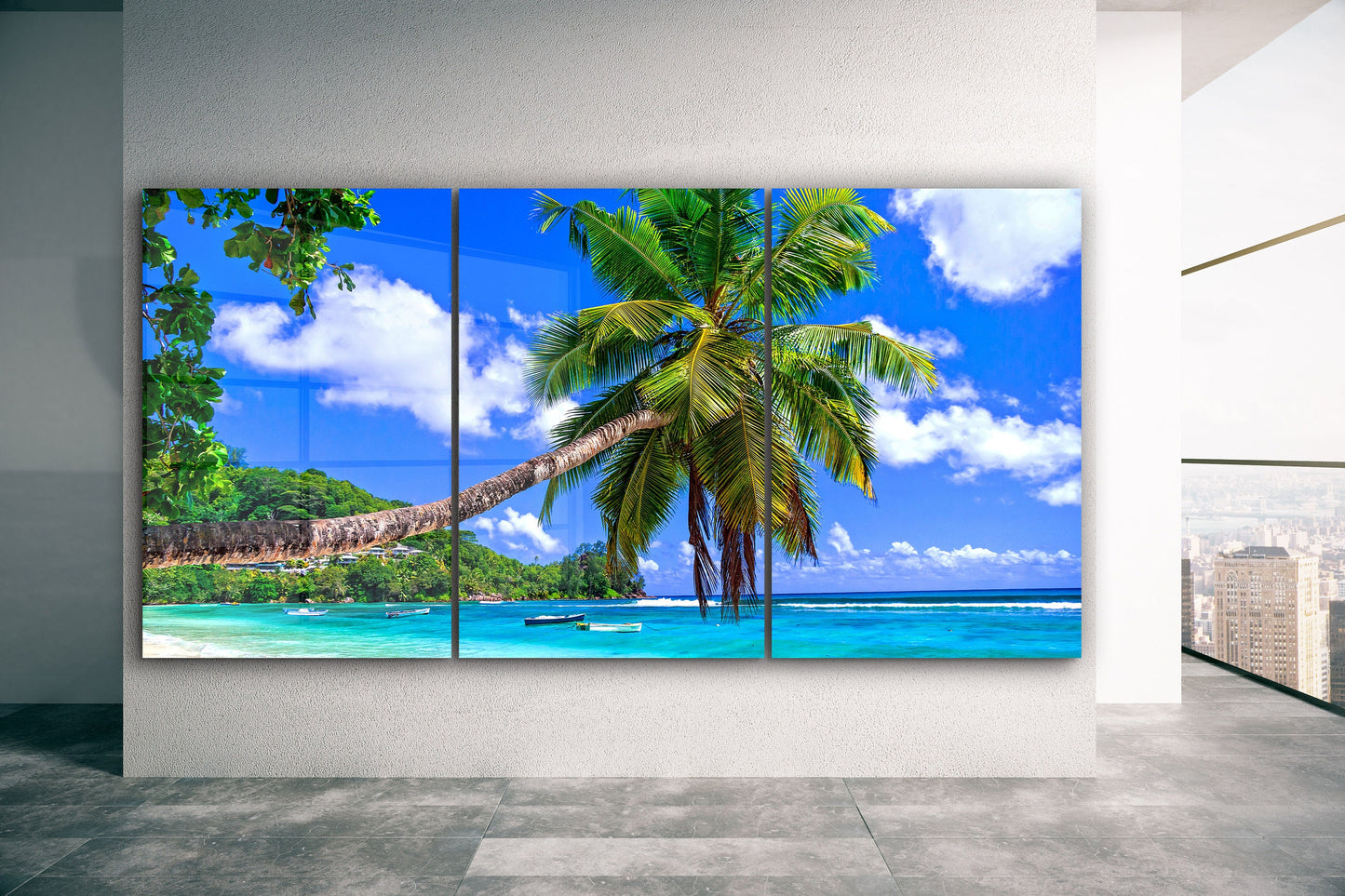 Palm Beach Prints Extra Large Glass Wall Art