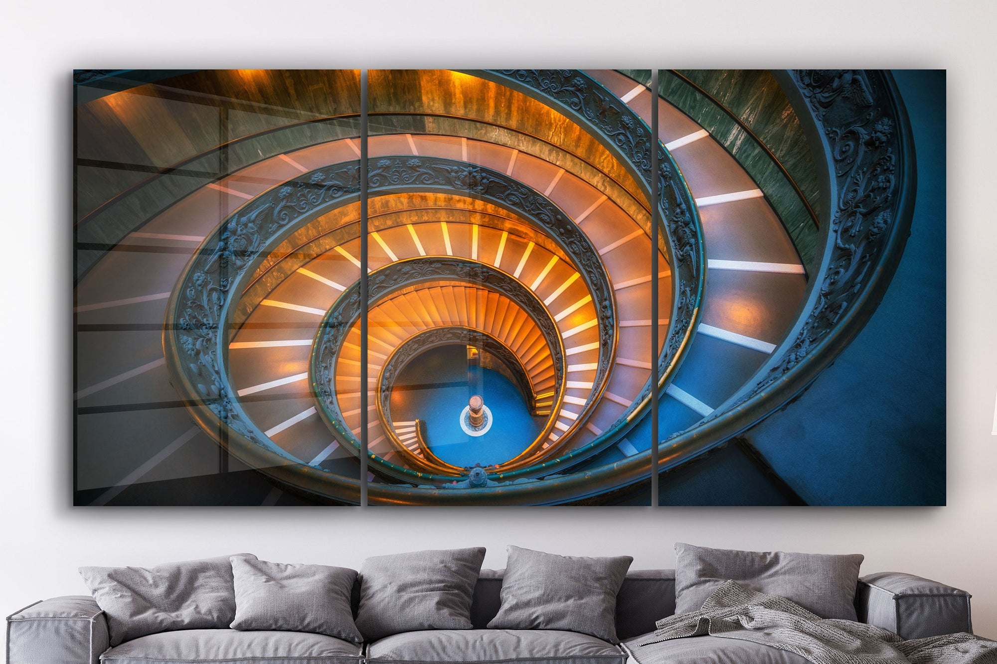 Stairs, Extra Large Glass Wall Art