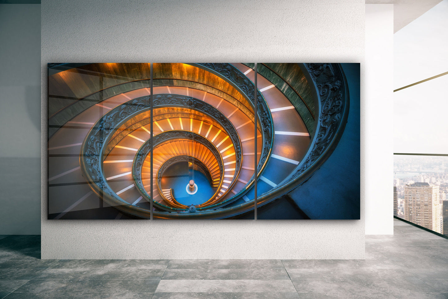 Stairs, Extra Large Glass Wall Art