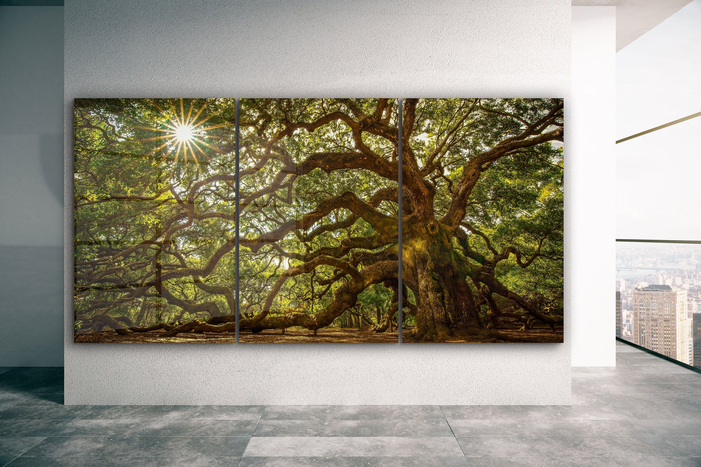 Giant Tree, Extra Large Glass Wall Art
