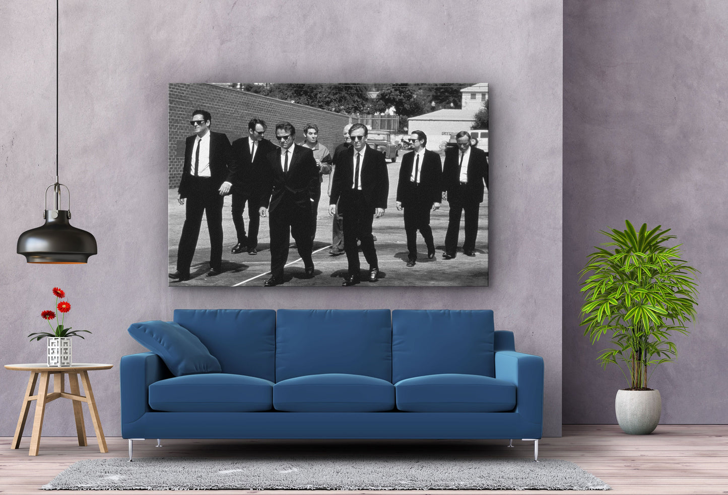 Reservoir Dogs, Large Glass Wall Art