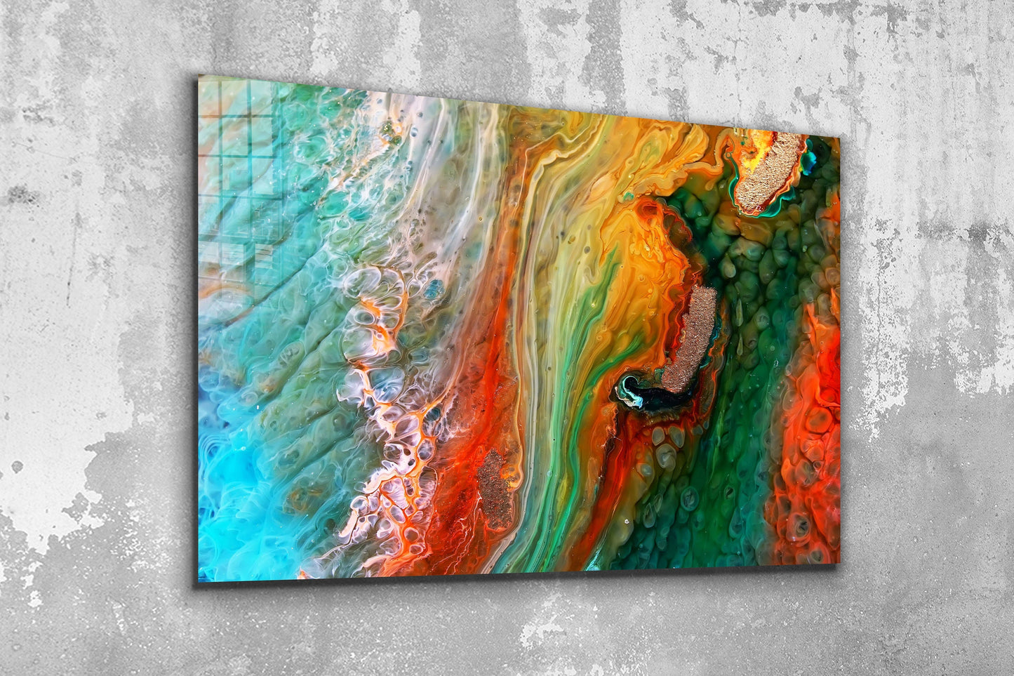 Deep Abstract, Large Glass Wall Art