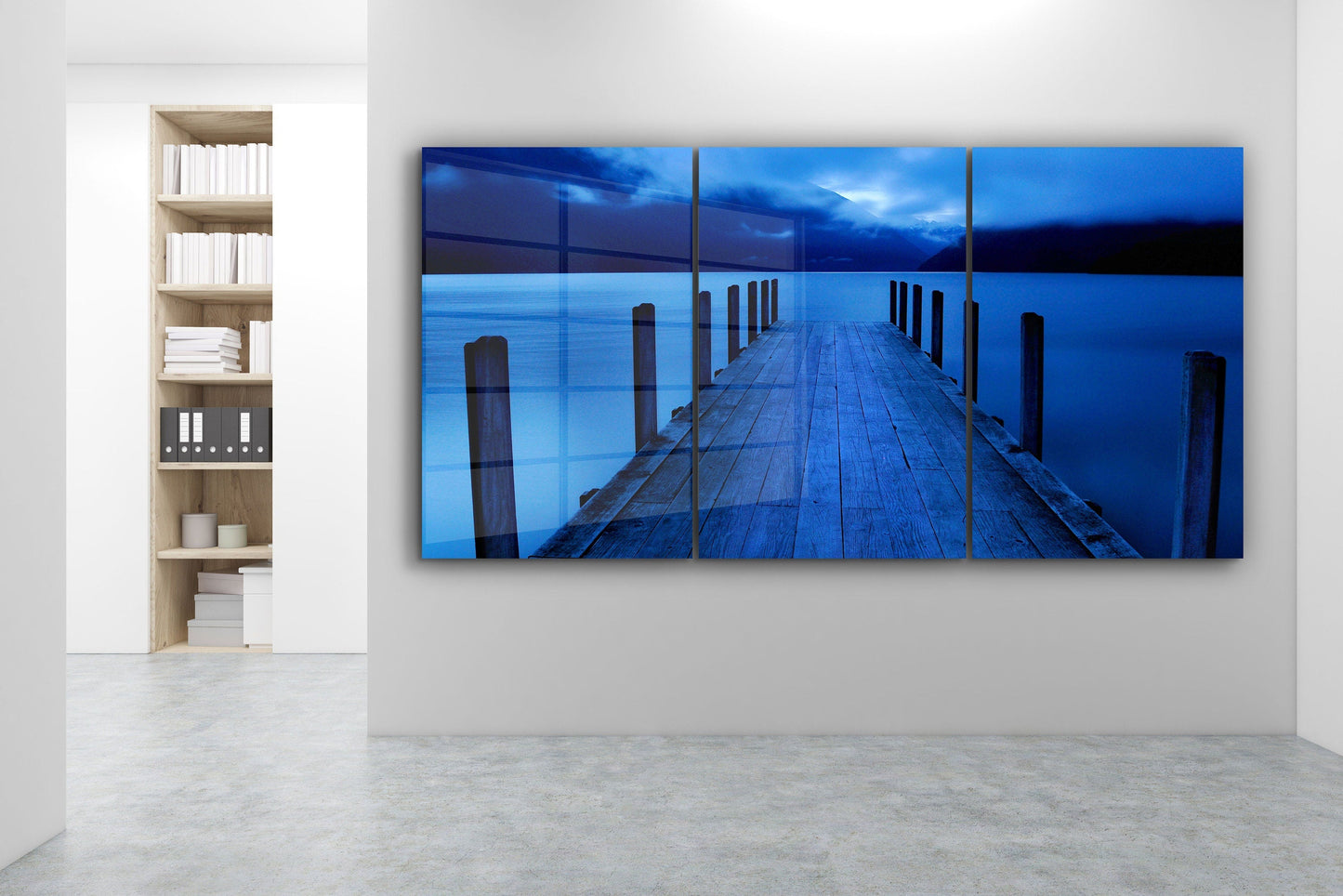 Extra Large Pier, Large Glass Wall Art