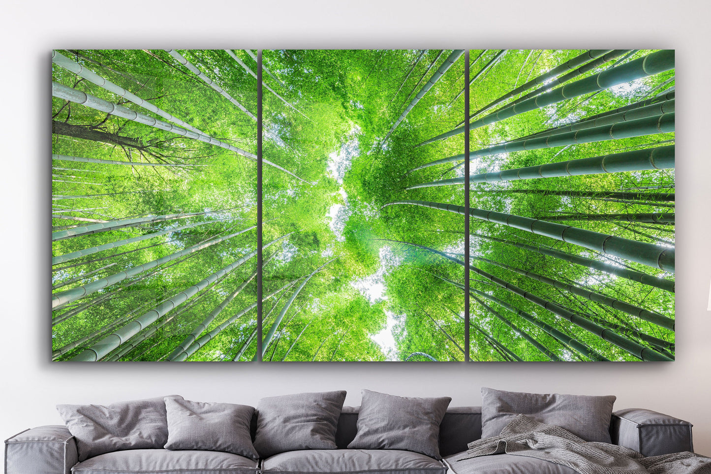 Bamboo Forest, Extra Large Glass Wall Art