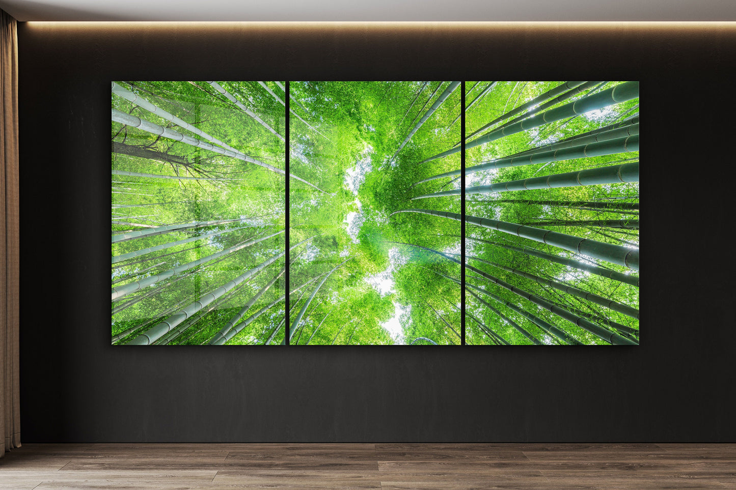 Bamboo Forest, Extra Large Glass Wall Art