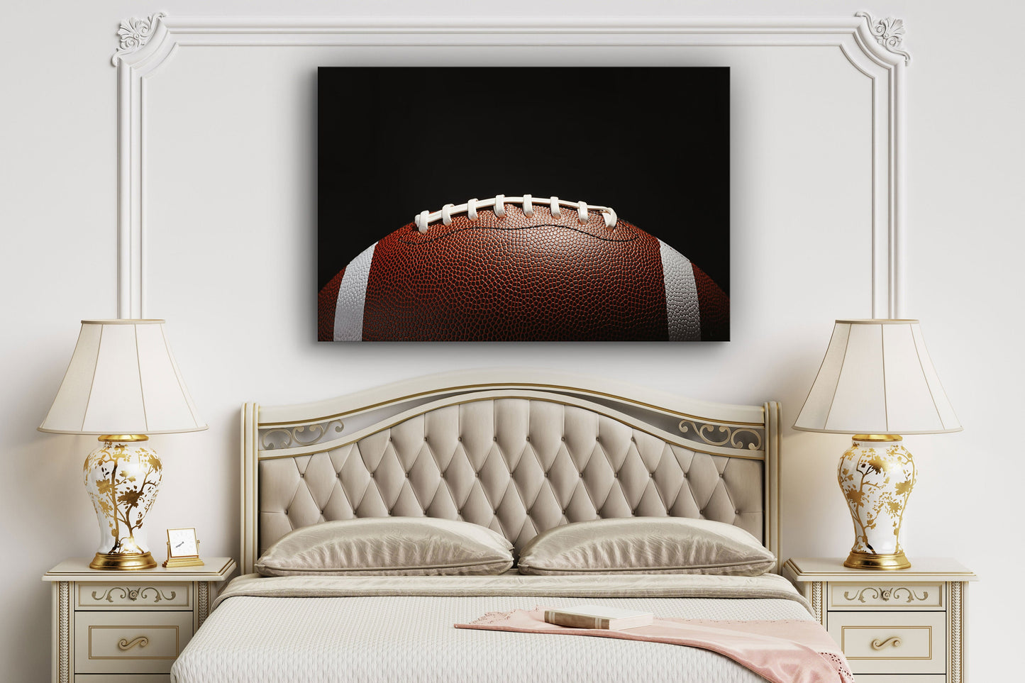 American Football, Large Glass Wall Art