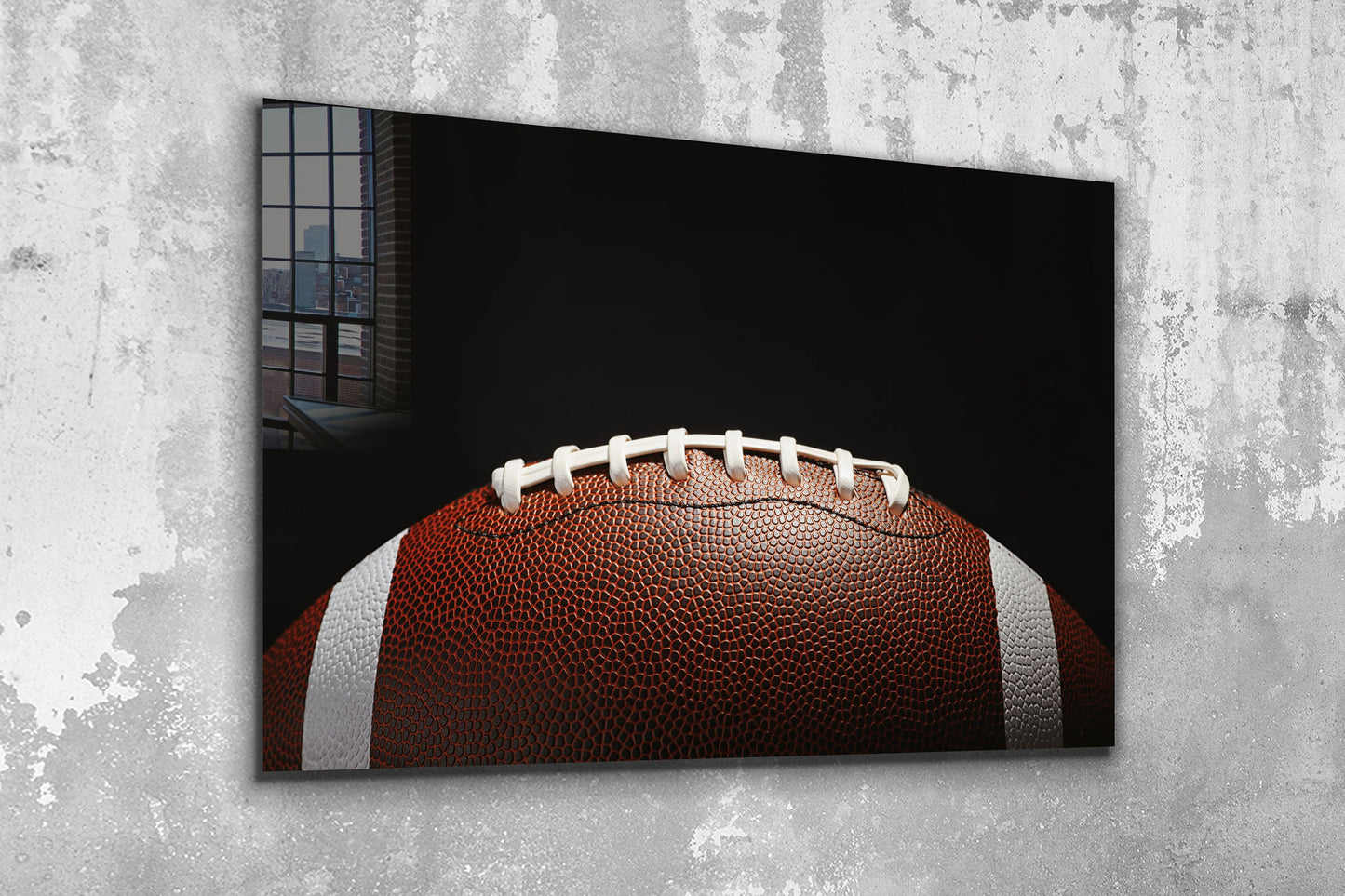 American Football, Large Glass Wall Art