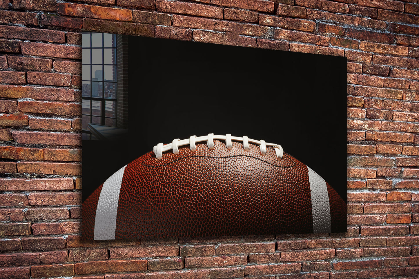 American Football, Large Glass Wall Art
