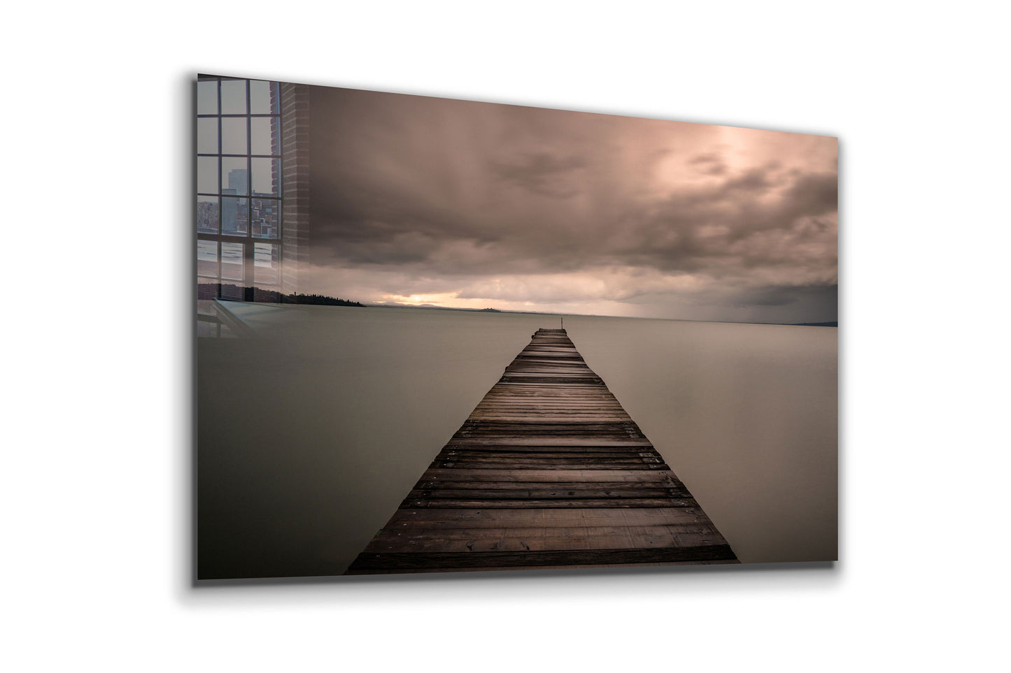 Wharf Large Glass Wall Art