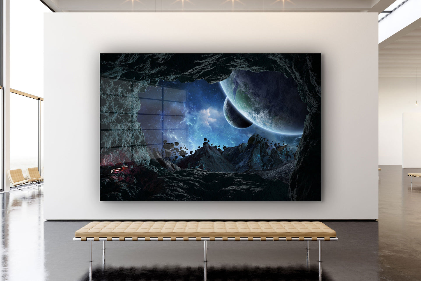 Abstract Large Glass Wall Art