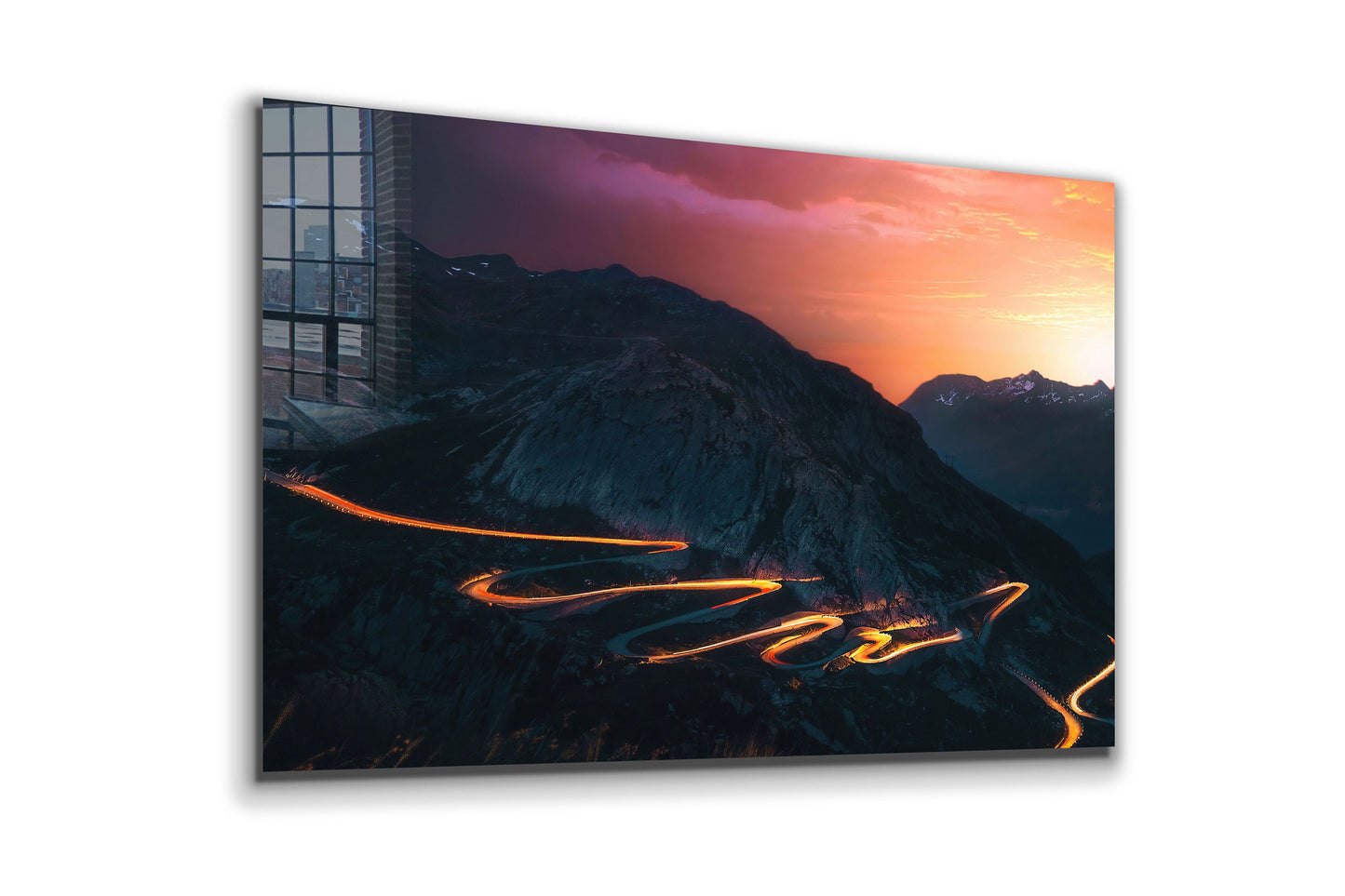 Mountain, Large Glass Wall Art