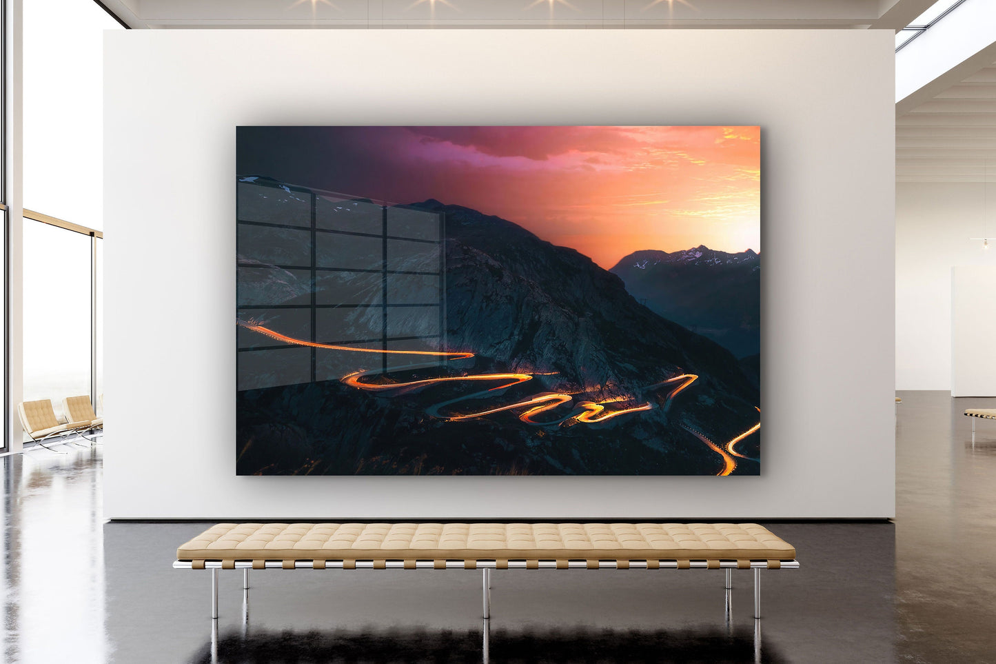 Mountain, Large Glass Wall Art