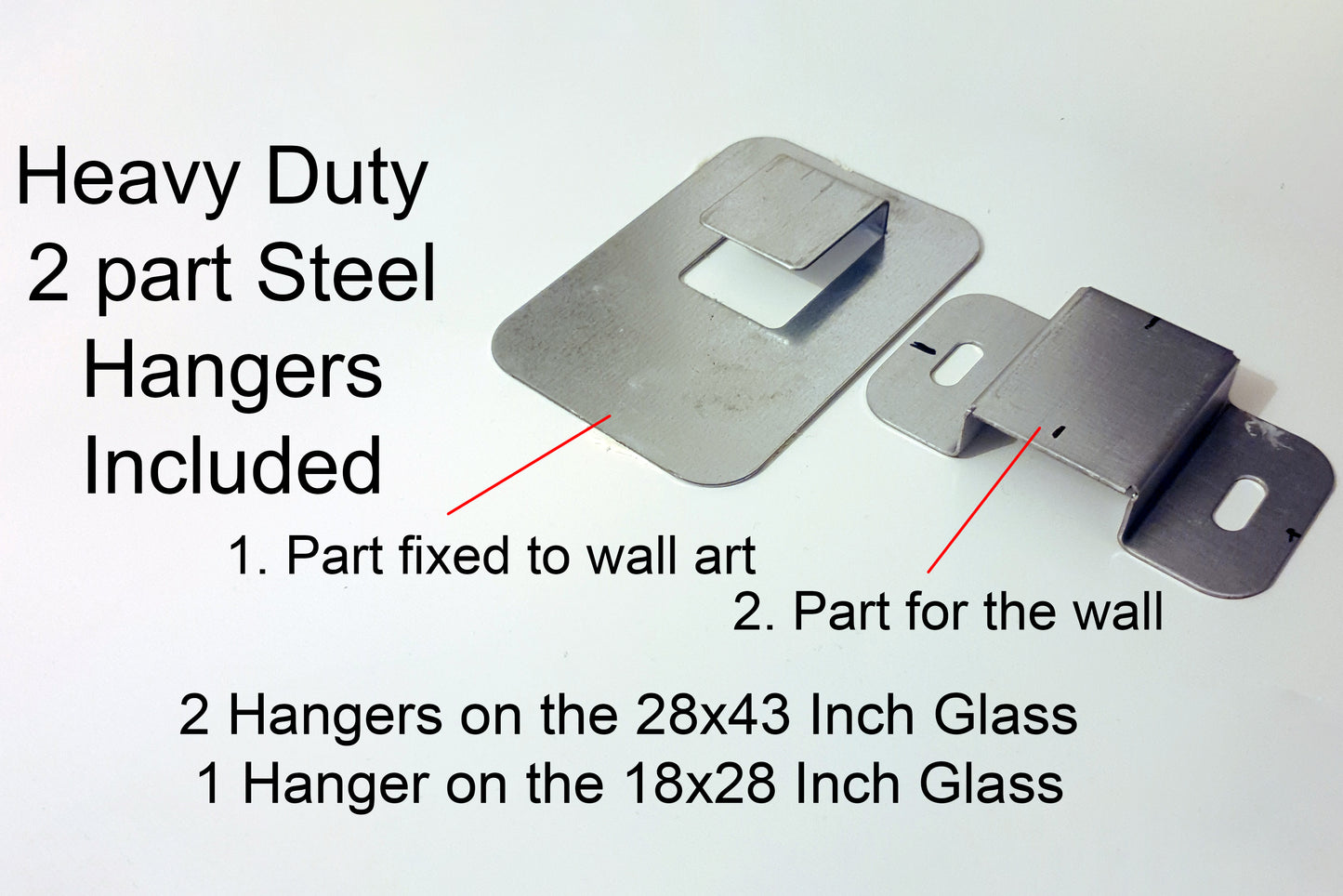 Abstract  Large Glass Wall Art