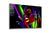 Neon Make-Up  Woman, Large Glass Wall Art