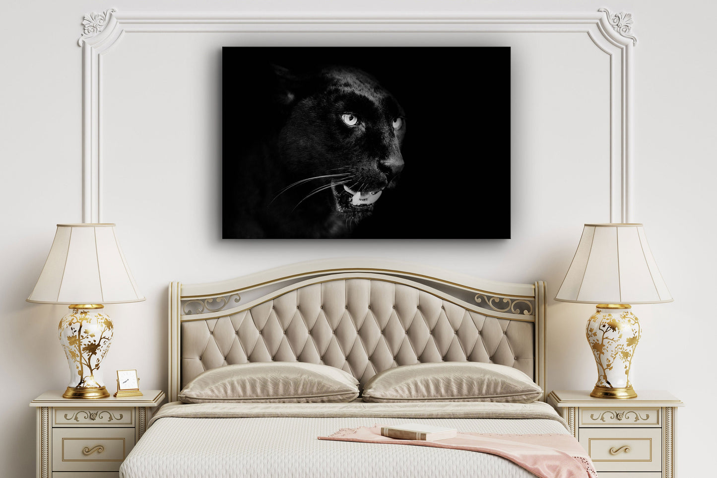 Panther, Large Glass Wall Art
