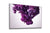 Abstract Purple Drop, Large Glass Wall Art