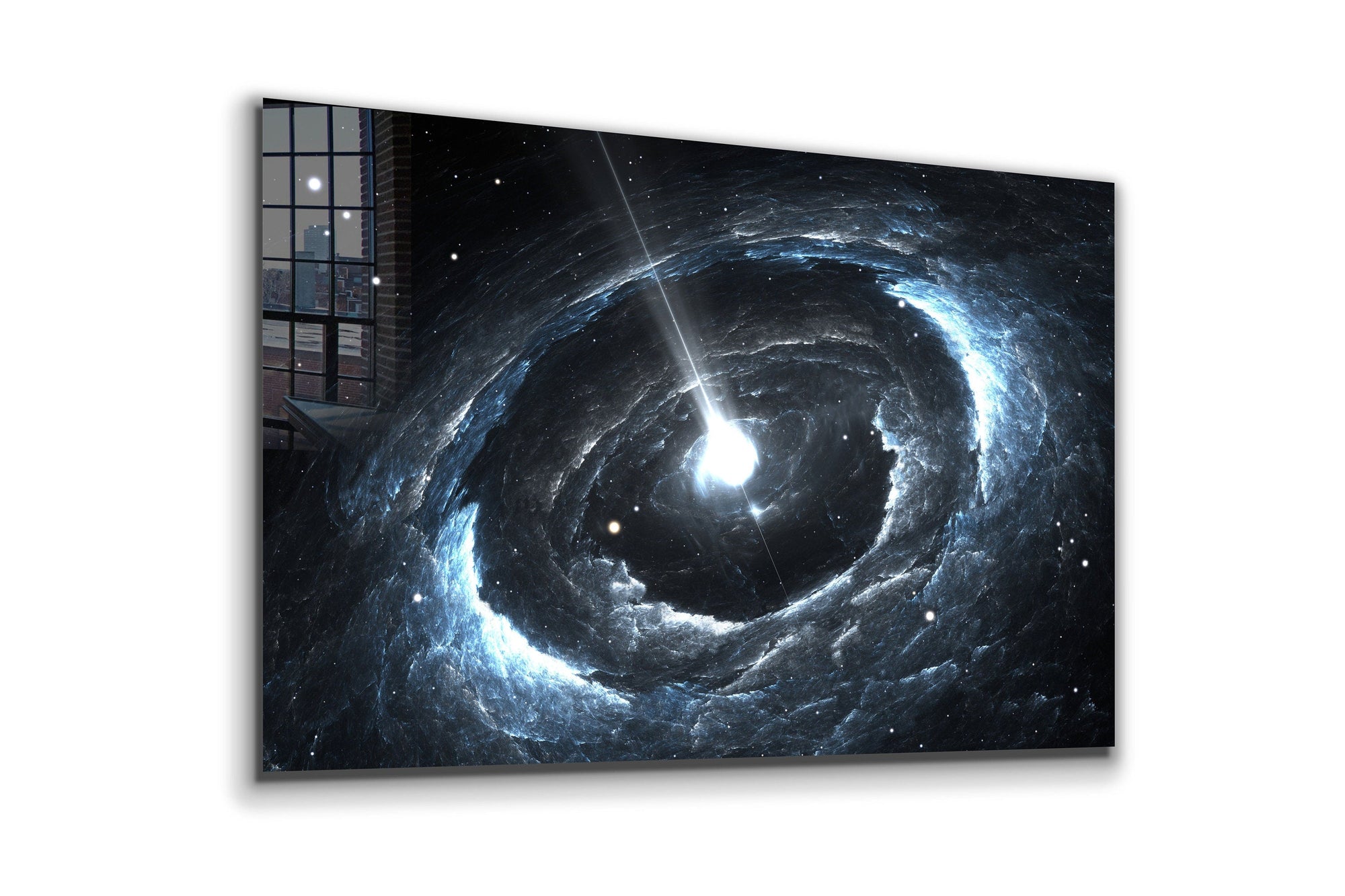 Black Hole, Large Glass Wall Art