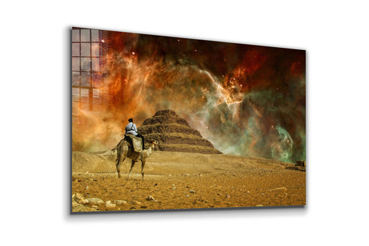 Skyfire, Large Glass Wall Art