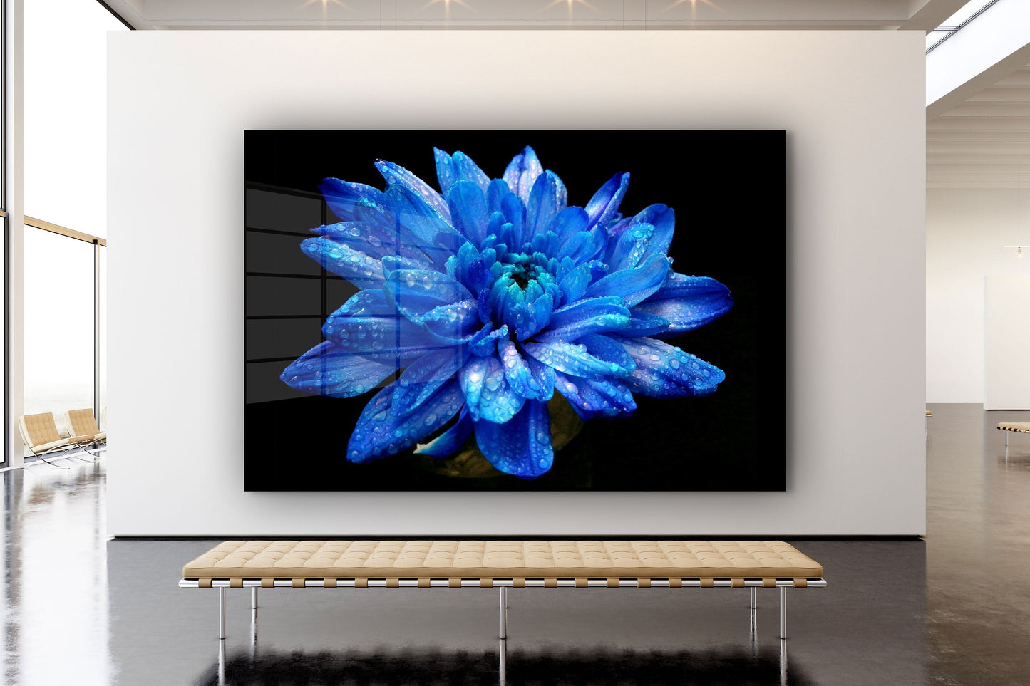 Flower, Large Glass Wall Art