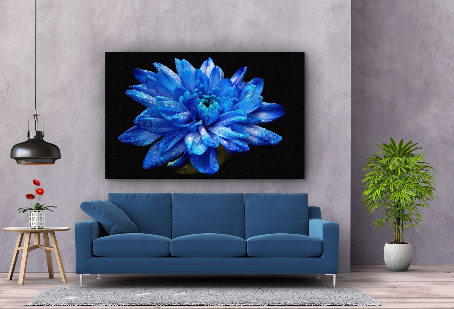 Flower, Large Glass Wall Art