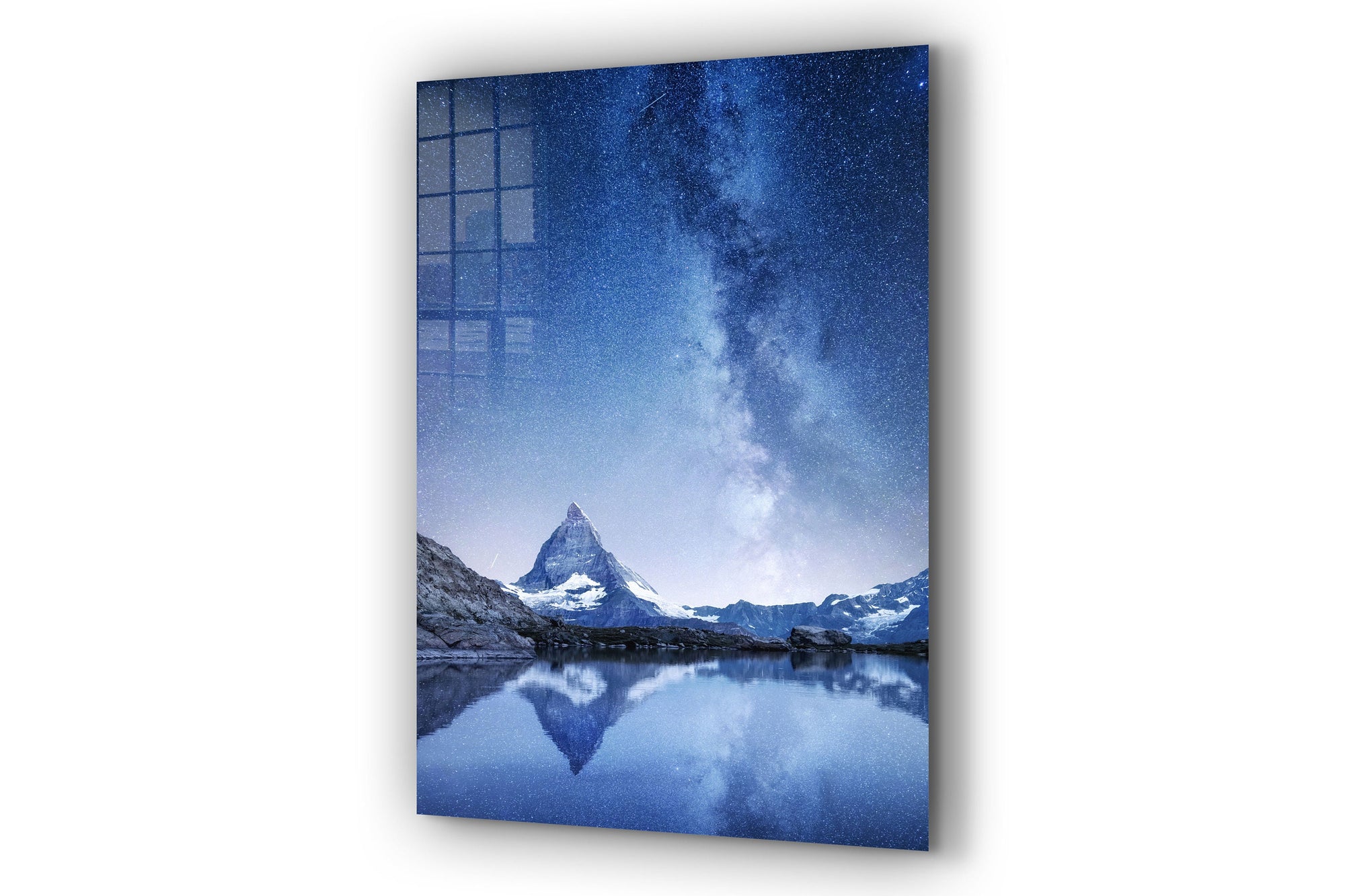 Starry Mountain, Large Glass Wall Art