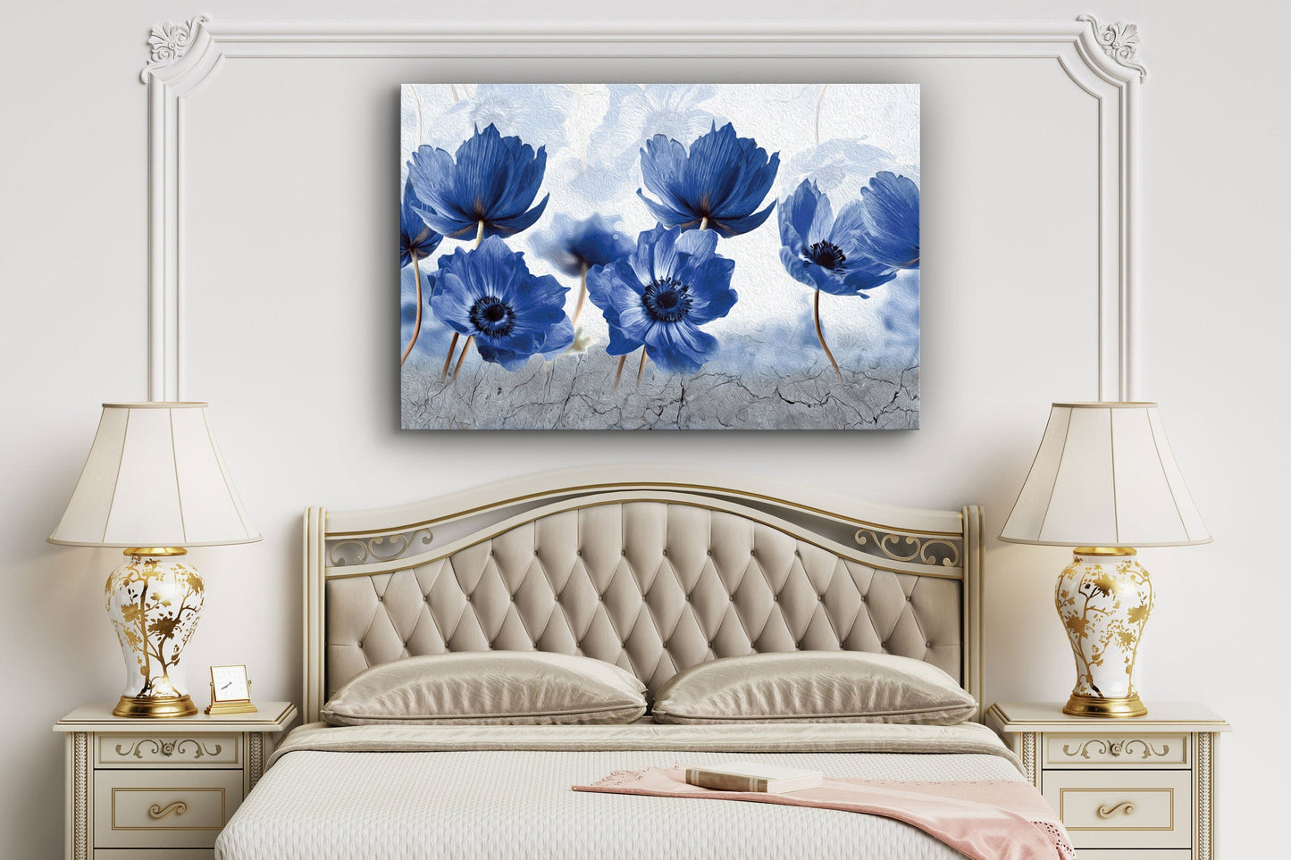 Flowers, Large Glass Wall Art