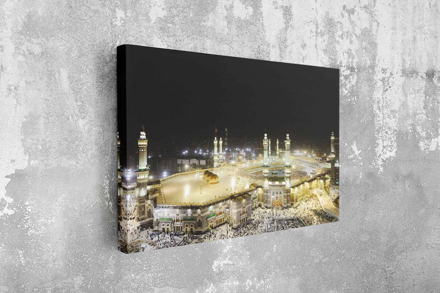 The Kaaba, Al-Ka士bah, The Cube, Ka'bah, Kabah, Large Glass Wall Art