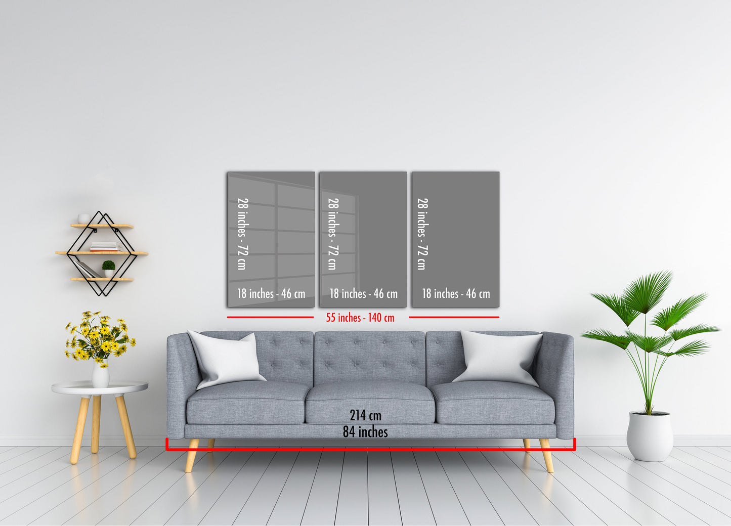 Tigers, Large Glass Wall Art