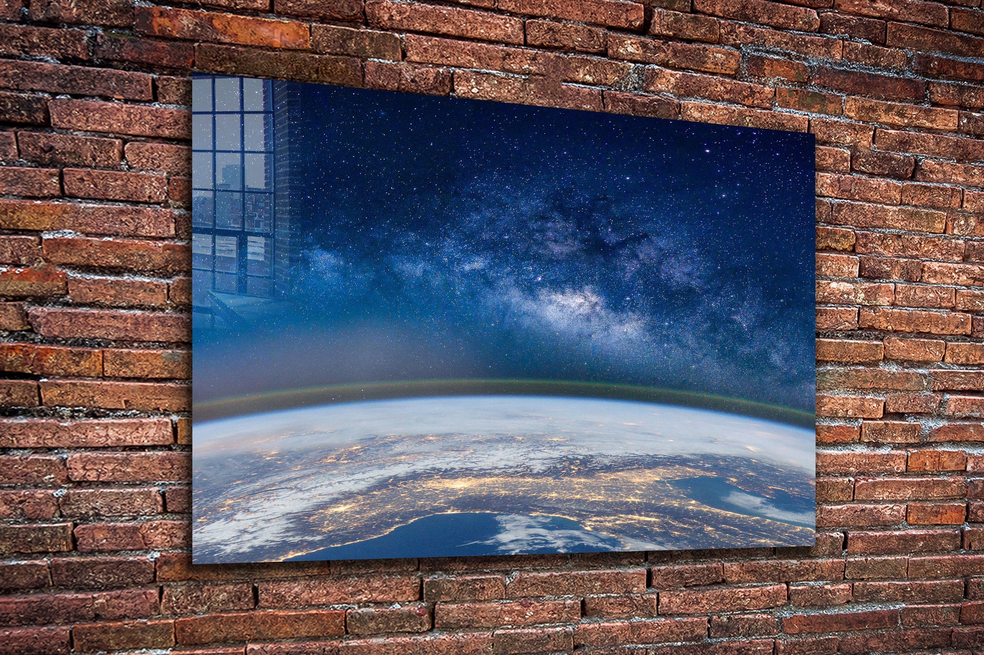 Space, Large Glass Wall Art