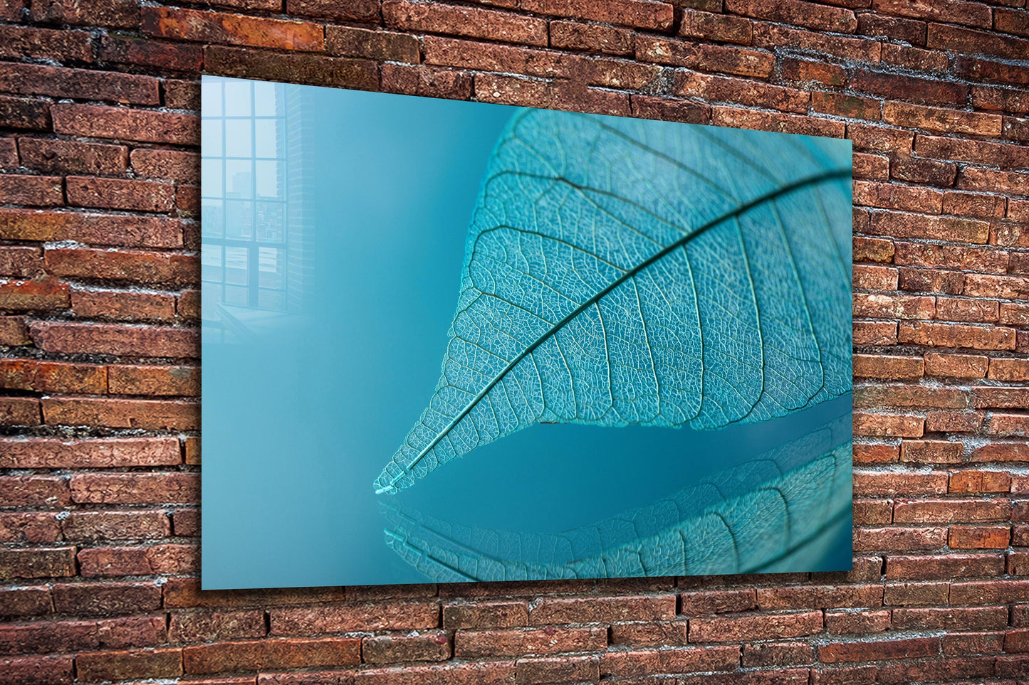 Leaf, Large Glass Wall Art