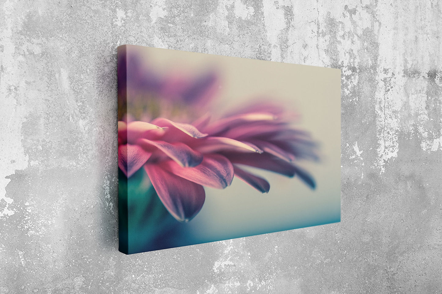 Flower Close Up, Large Glass Wall Art