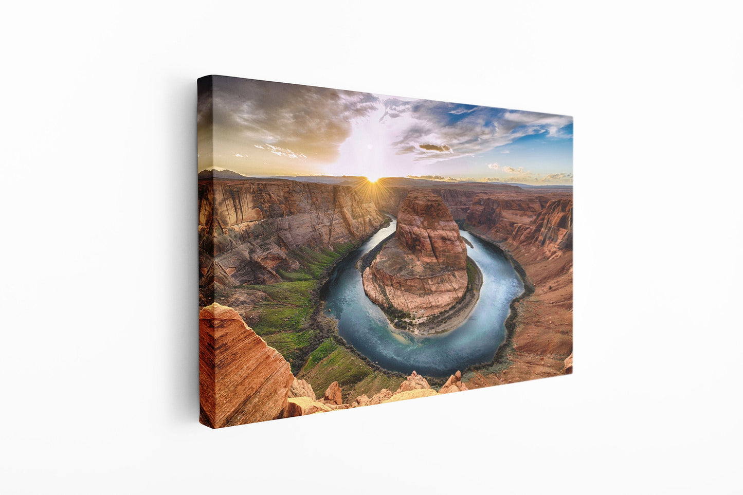 Horseshoe Bent, Large Glass Wall Art