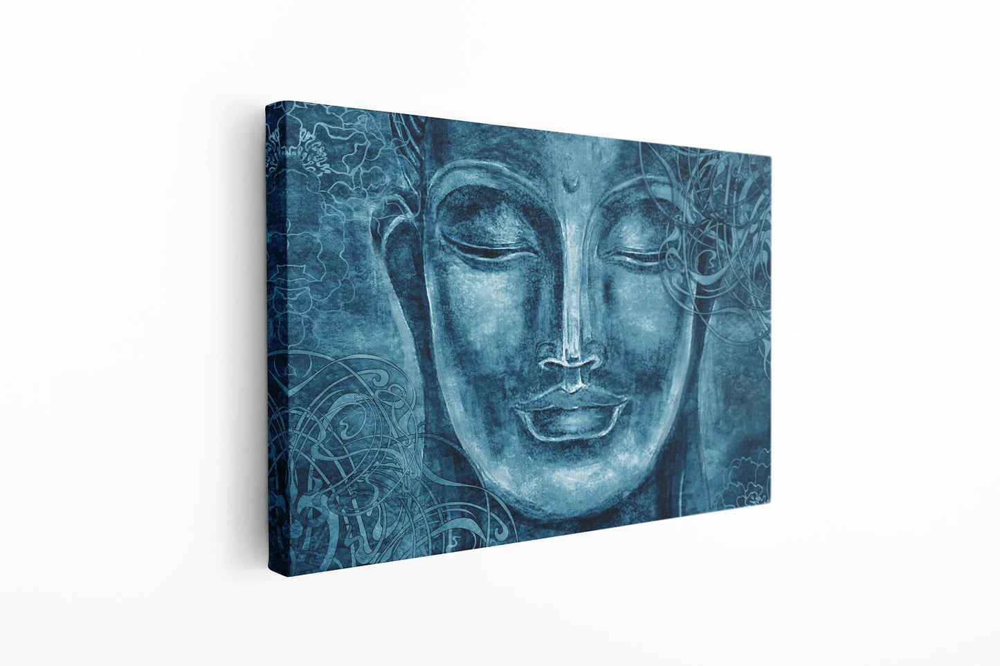 Buddha Abstract, Large Glass Wall Art