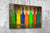 Colorful Bottles, Large Glass Wall Art