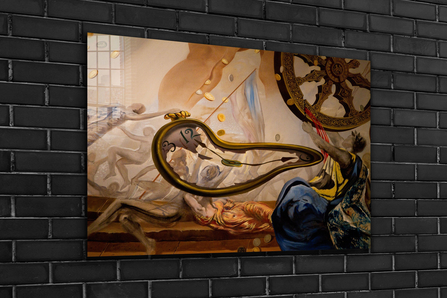 Dali Style, Large Glass Wall Art