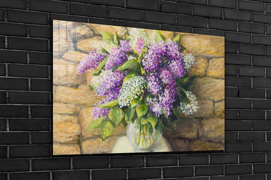 Hyacinth Flower, Large Glass Wall Art