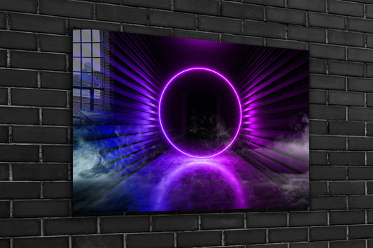 Ring of Light, Large Glass Wall Art