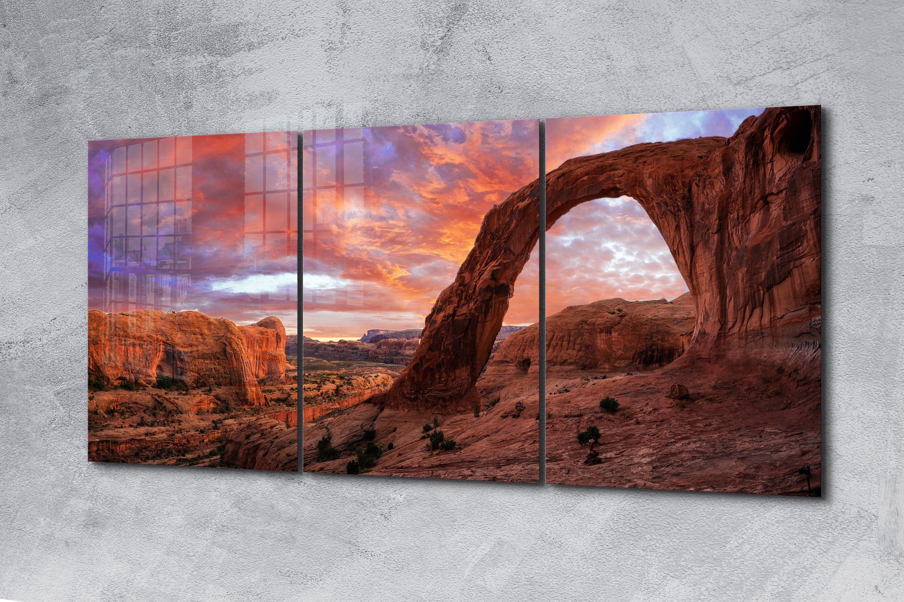 Arches National Park Glass Print Wall Art Tempered Glass Wall