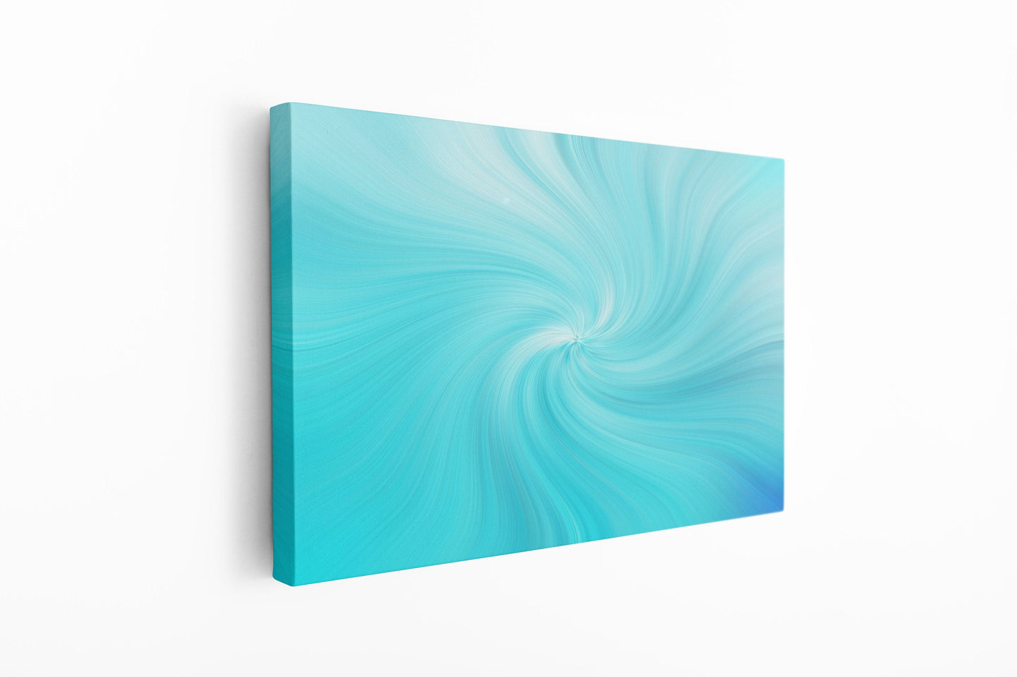 Abstract Blue, Large Glass Wall Art