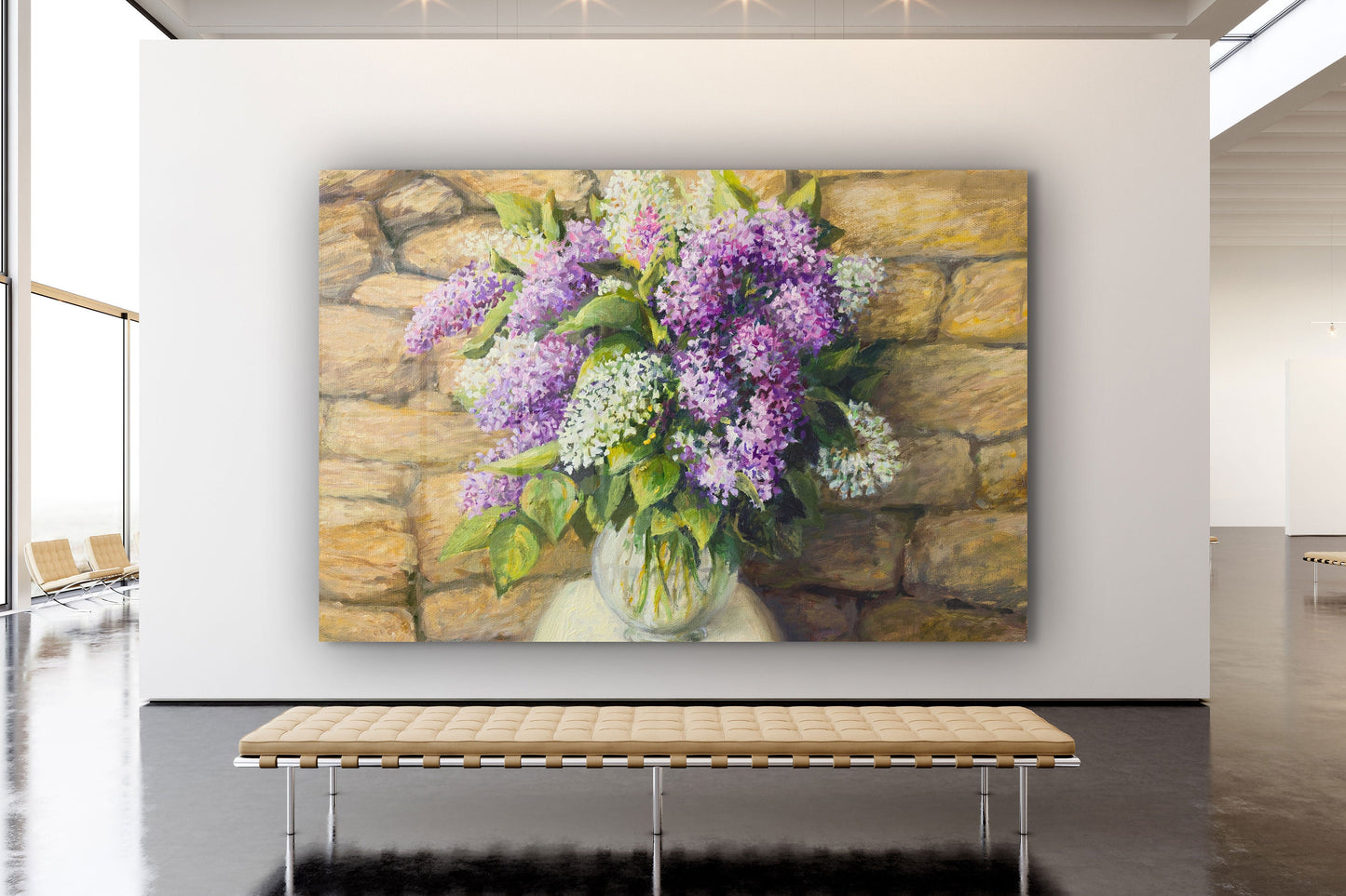 Hyacinth Flower, Large Glass Wall Art