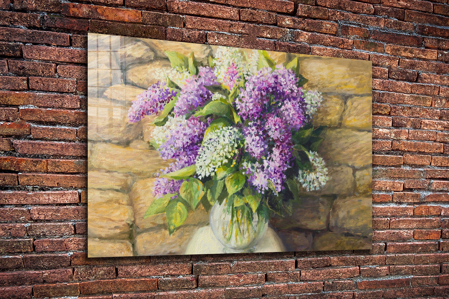 Hyacinth Flower, Large Glass Wall Art
