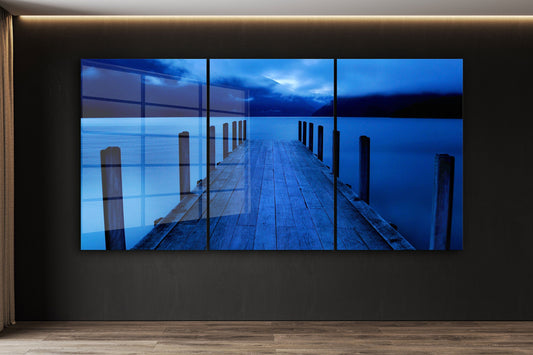 Extra Large Pier, Large Glass Wall Art
