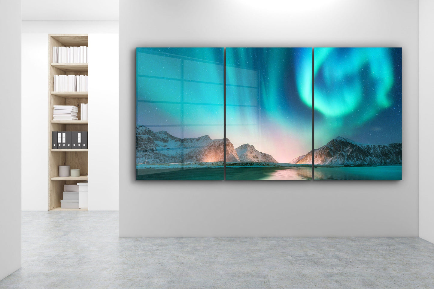 Northern Light, Large Glass Wall Art