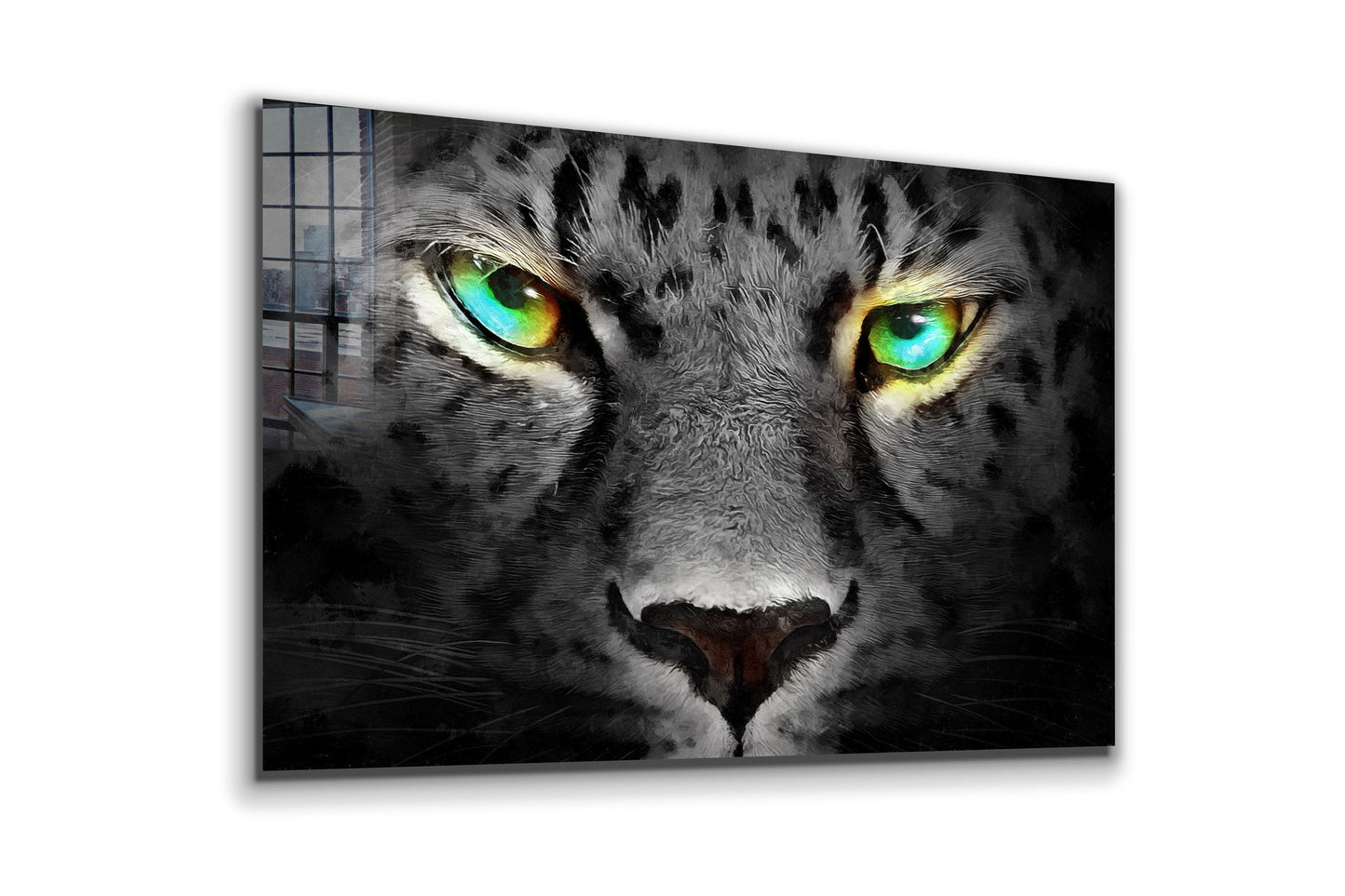 Cheetah, Large Glass Wall Art