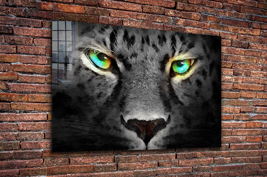 Cheetah, Large Glass Wall Art