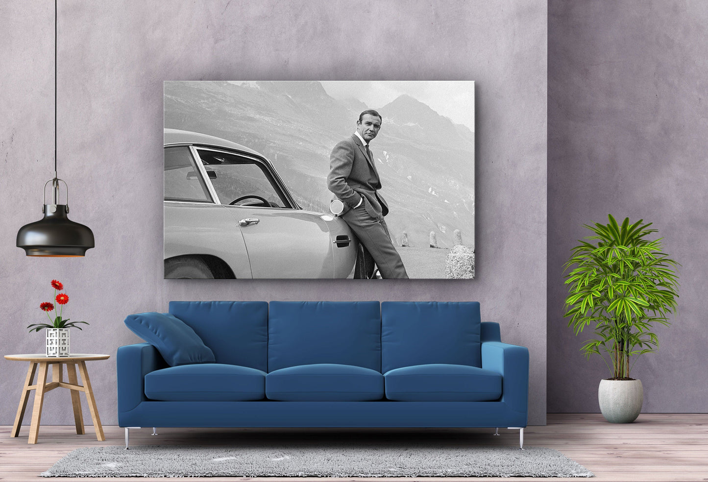 James Bond, Large Glass Wall Art