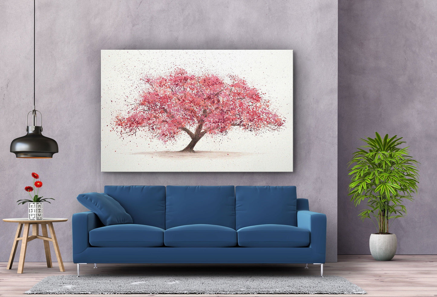 Blossom, Large Glass Wall Art