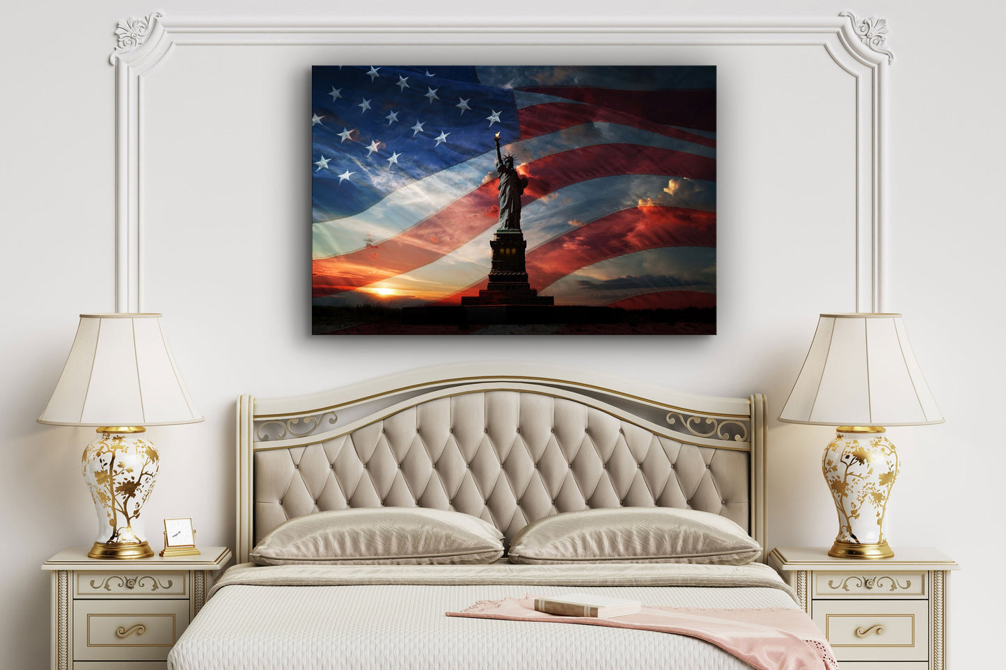 American Symbols, Large Glass Wall Art